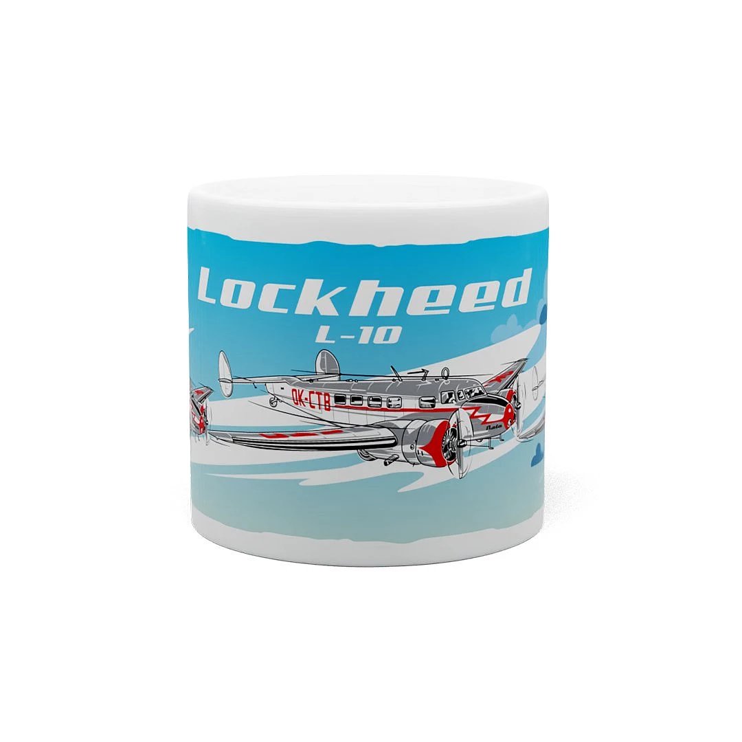 keramický hrnček Lockheed L-10 Electra 170 ml