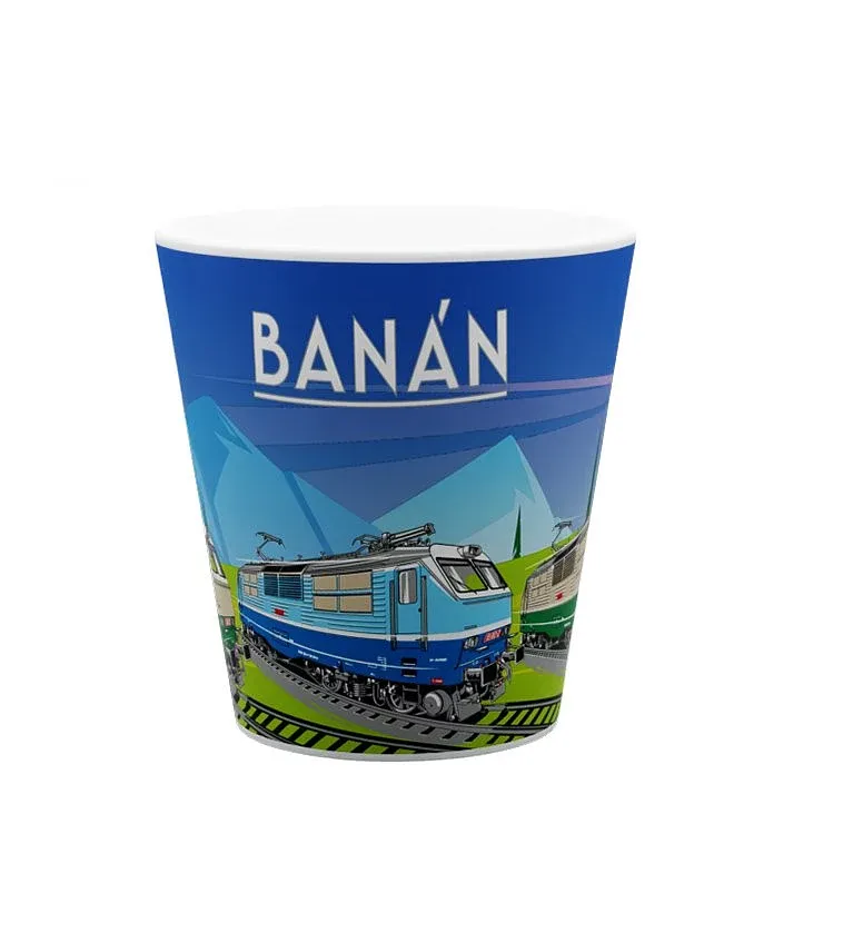 keramický hrnček Elektrická lokomotíva 151 "banán" 300 ml