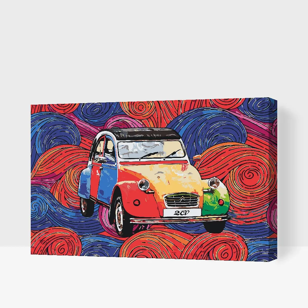 Maľovanie podľa čísel - obraz veterána 2CV