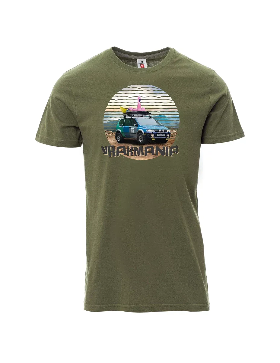 Khaki pánské tričko Vrakmania