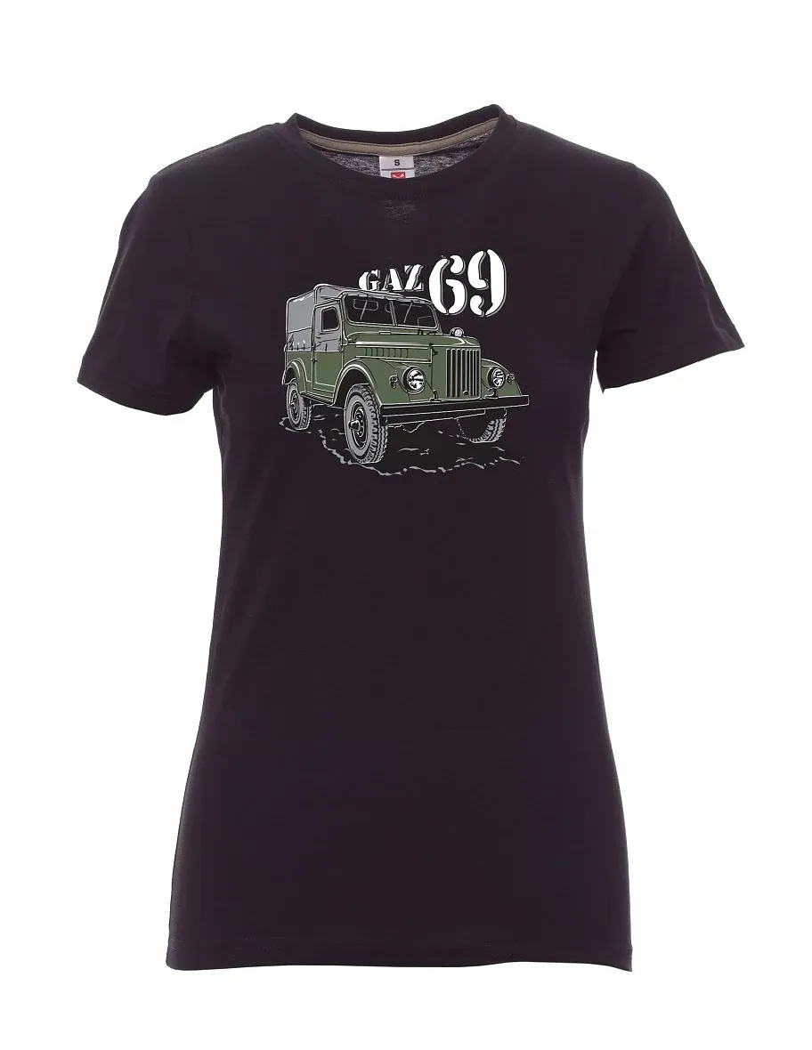 Černé dámské tričko GAZ 69