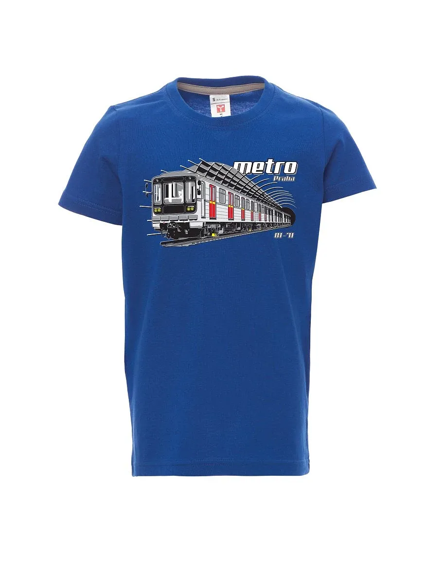 Modré detské tričko Metro 81-71