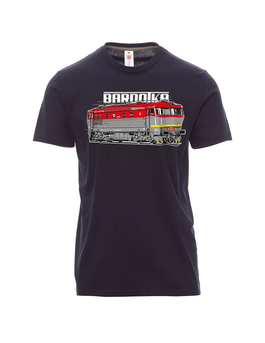 Navy pánské tričko Lokomotíva Bardotka