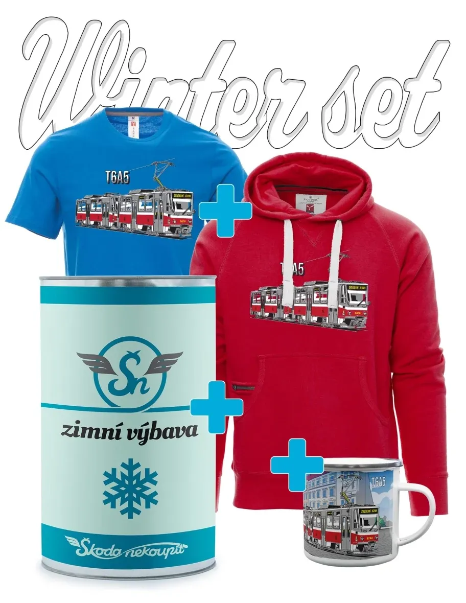 Dárkový zimní set Tramvaj T6A5