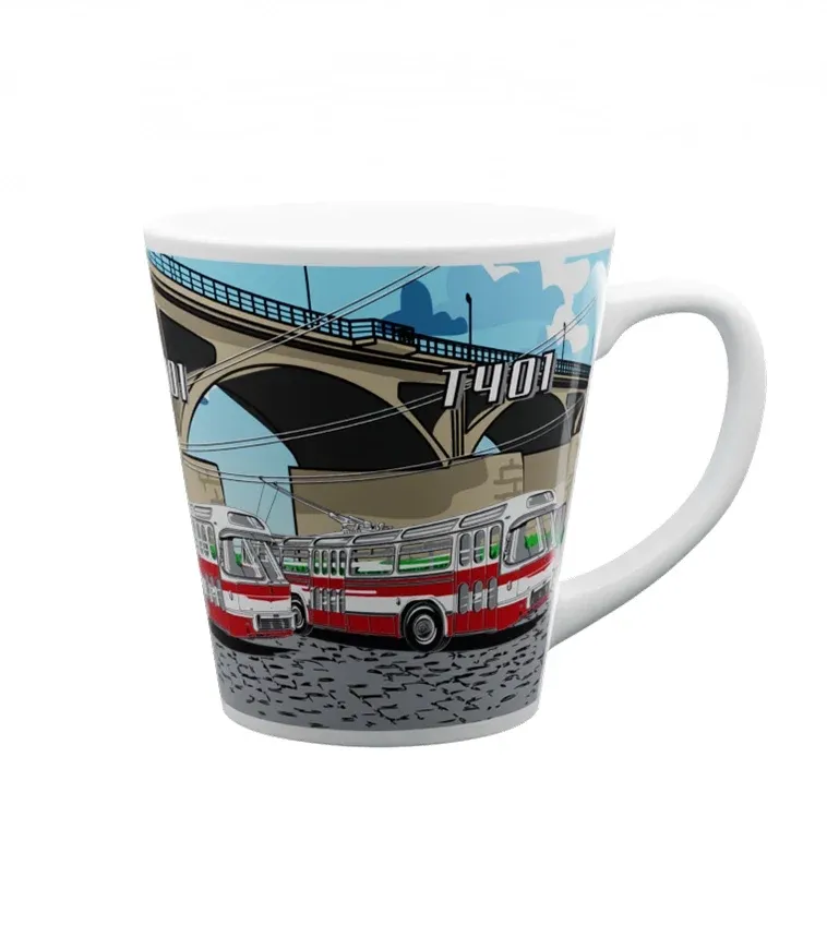 Keramický hrnček Trolejbus  T401 300 ml