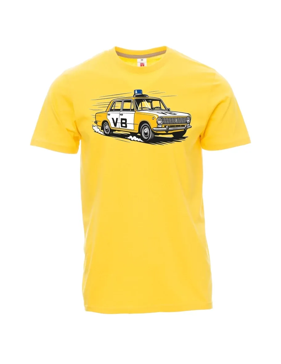Žluté pánské tričko Automobil VAZ 2101 VB