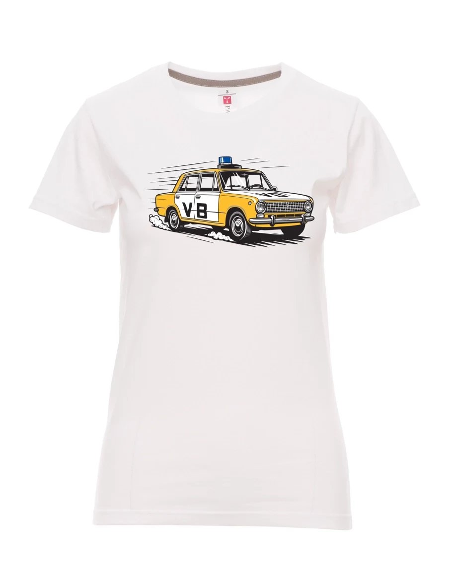 Bílé dámské tričko Automobil VAZ 2101 VB