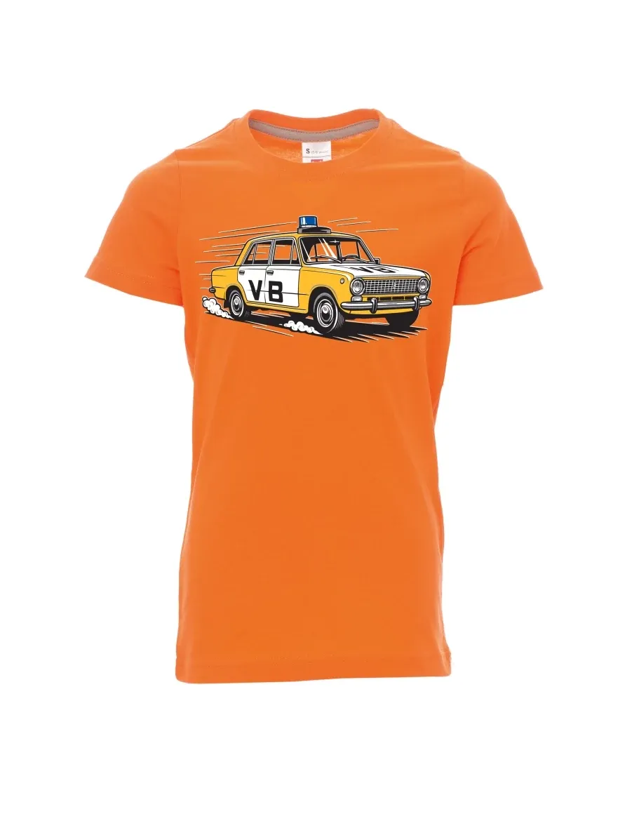 Oranžové detské tričko Automobil VAZ 2101 VB