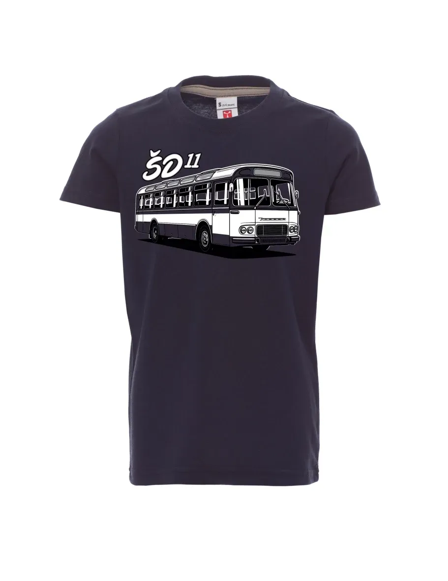 Navy detské tričko Autobus ŠD 11