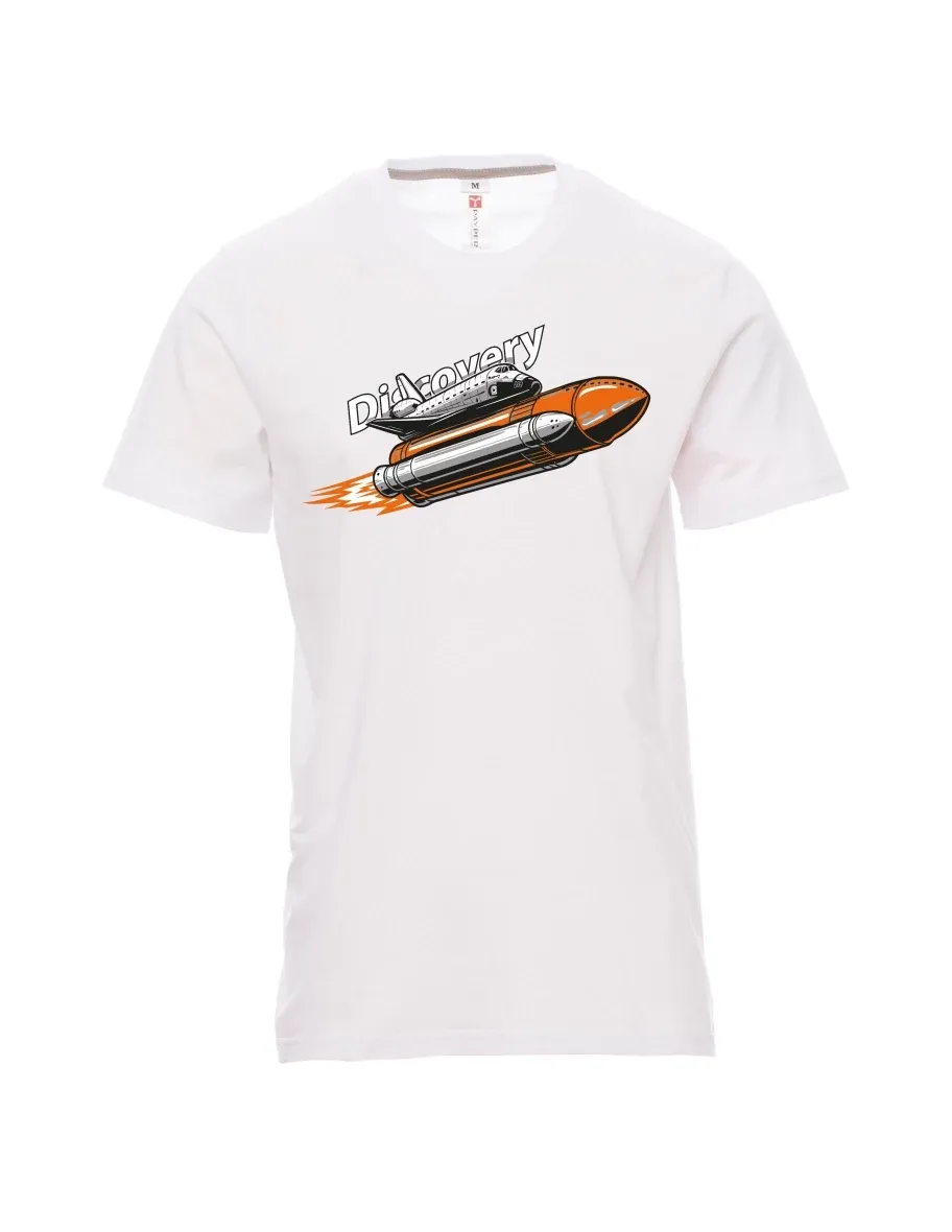 Bílé pánské tričko Raketoplán Discovery