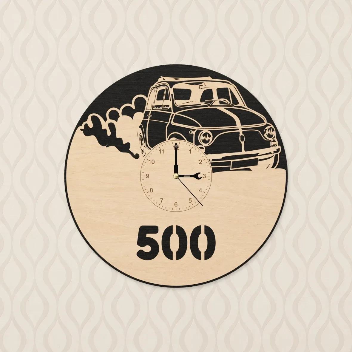 Drevené nástenné hodiny – Taliansky veterán 500