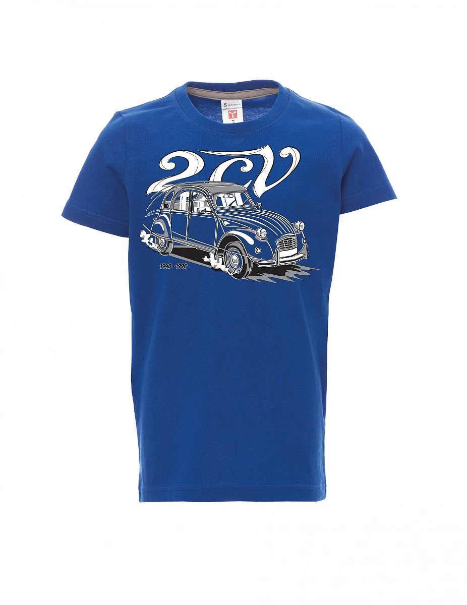 Modré detské tričko 2CV