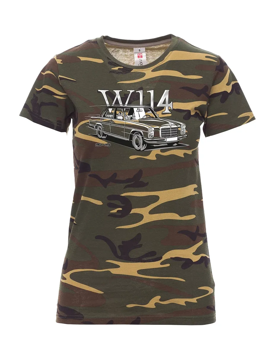 Maskáčové dámské tričko W114