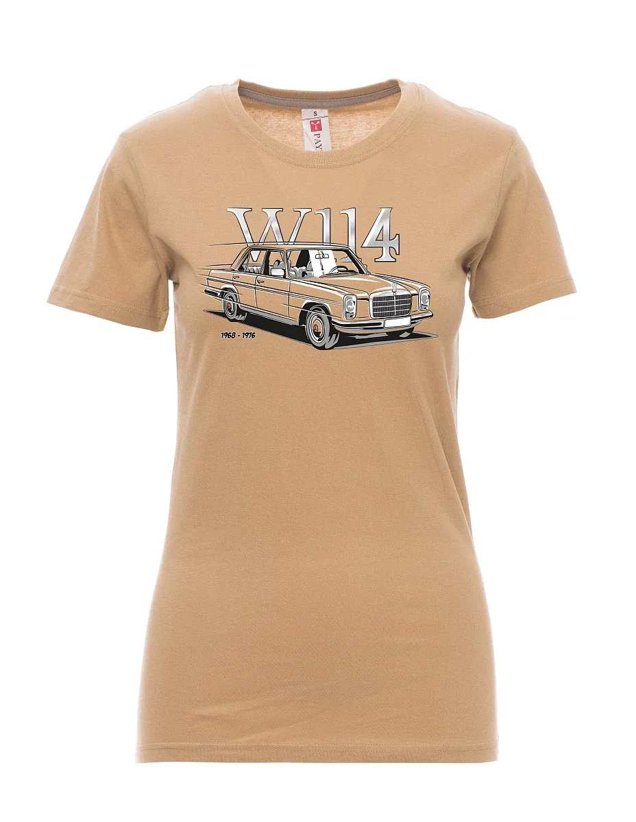 Hnědé dámské tričko W114