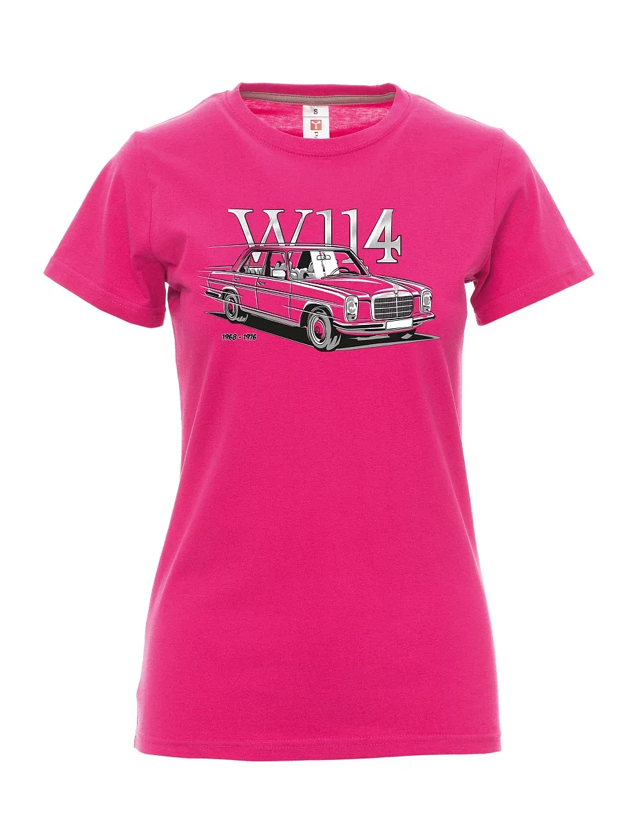 Růžové dámské tričko W114