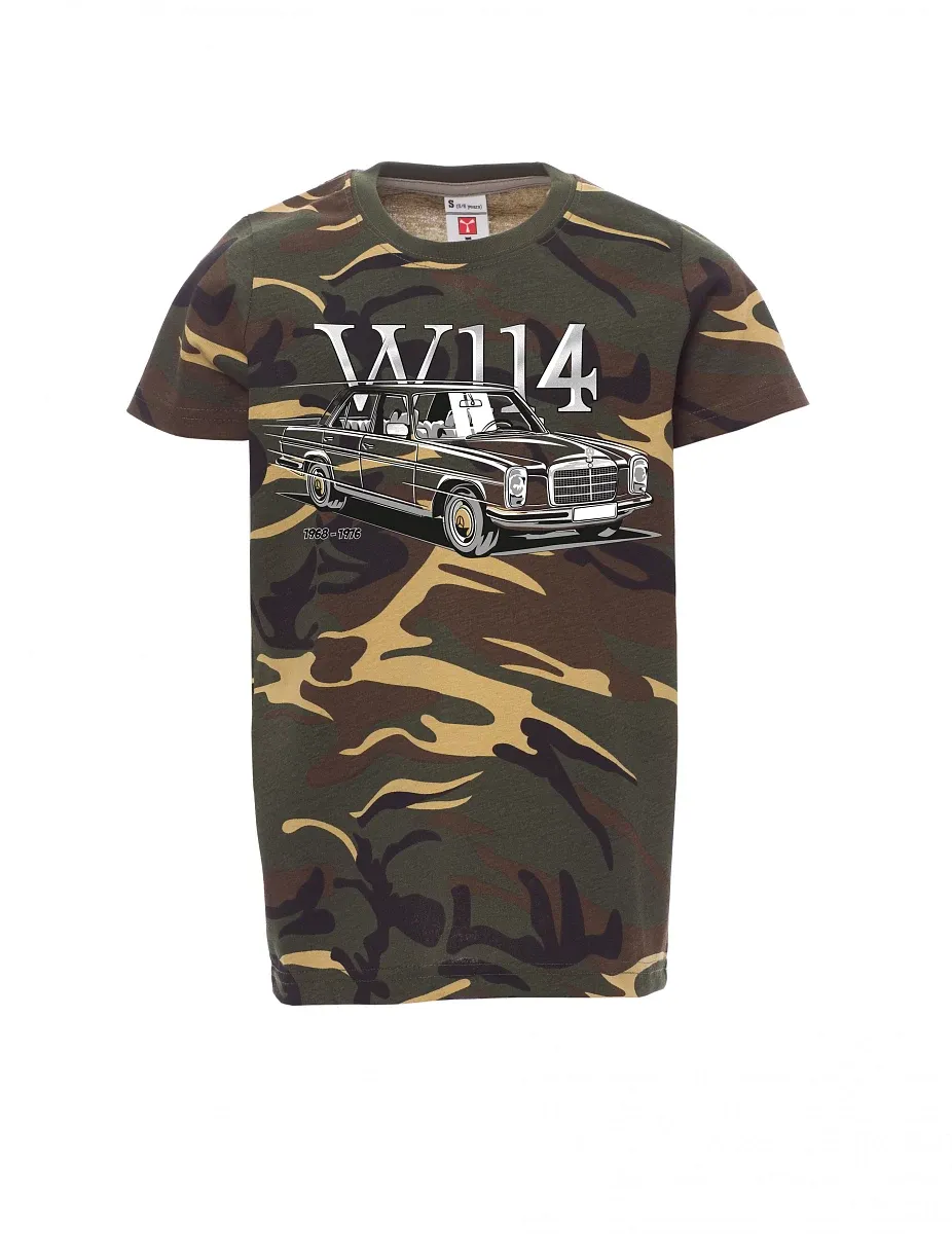 Maskáčové detské tričko W114