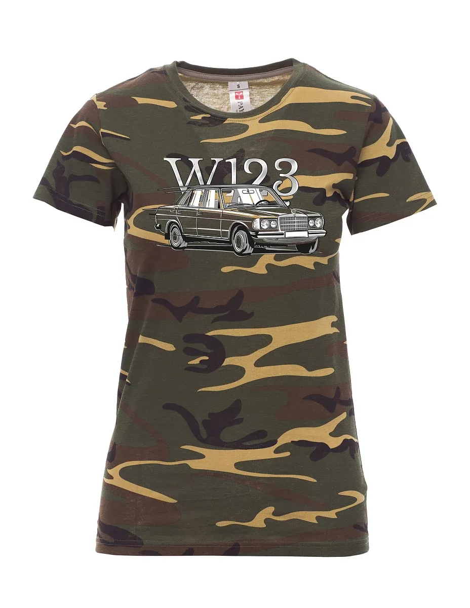 Maskáčové dámské tričko W123