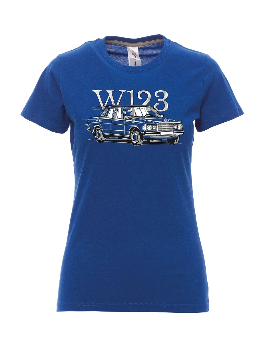 Královsky modré dámské tričko W123