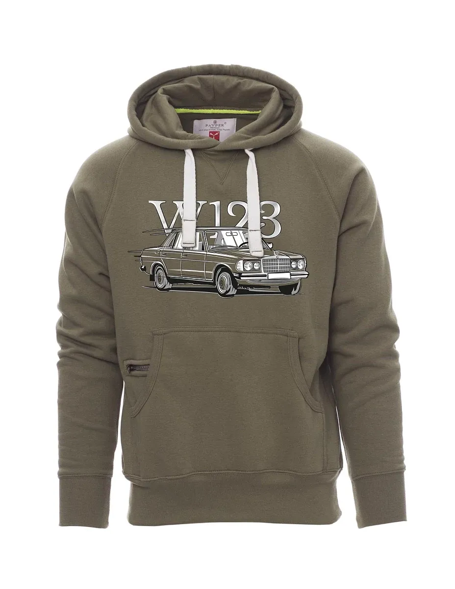 Khaki pánská mikina W123