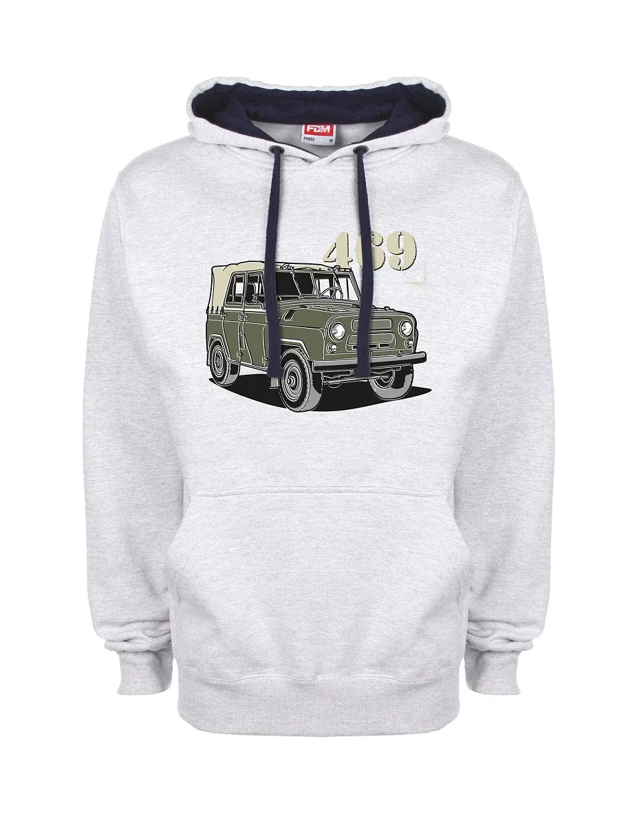 Modro-šedá mikina UAZ 469