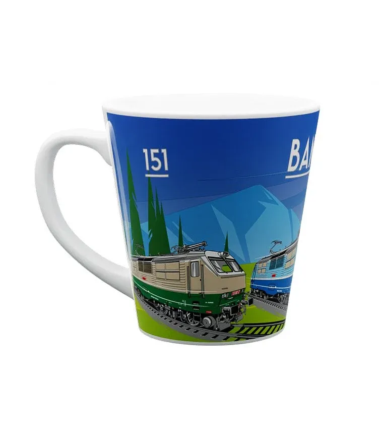 keramický hrnček Elektrická lokomotíva 151 "banán" 300 ml