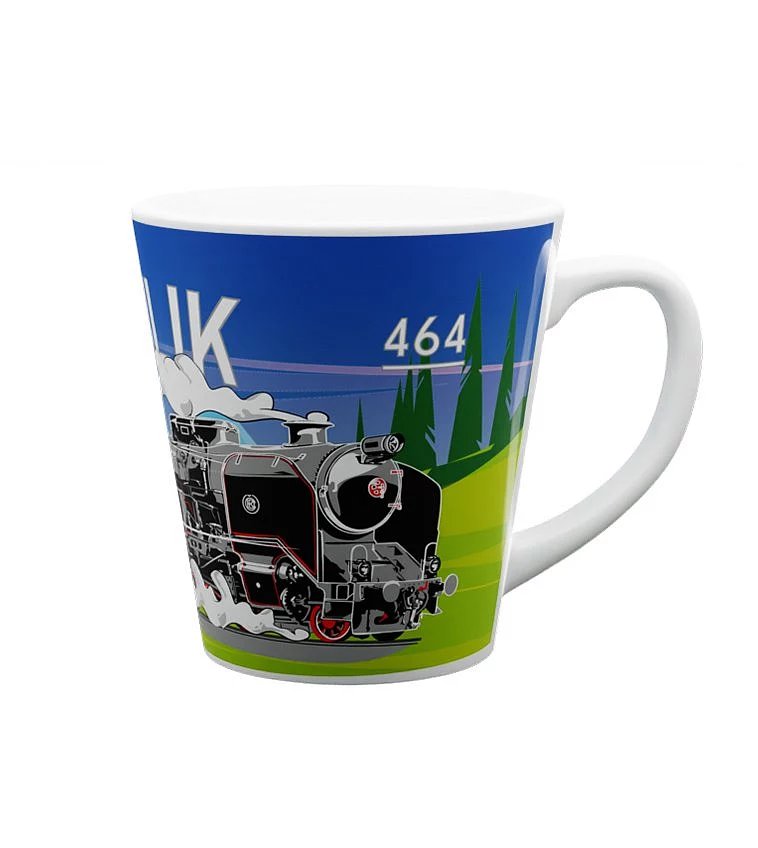keramický hrnček Lokomotíva 464 "Bulik" 300 ml