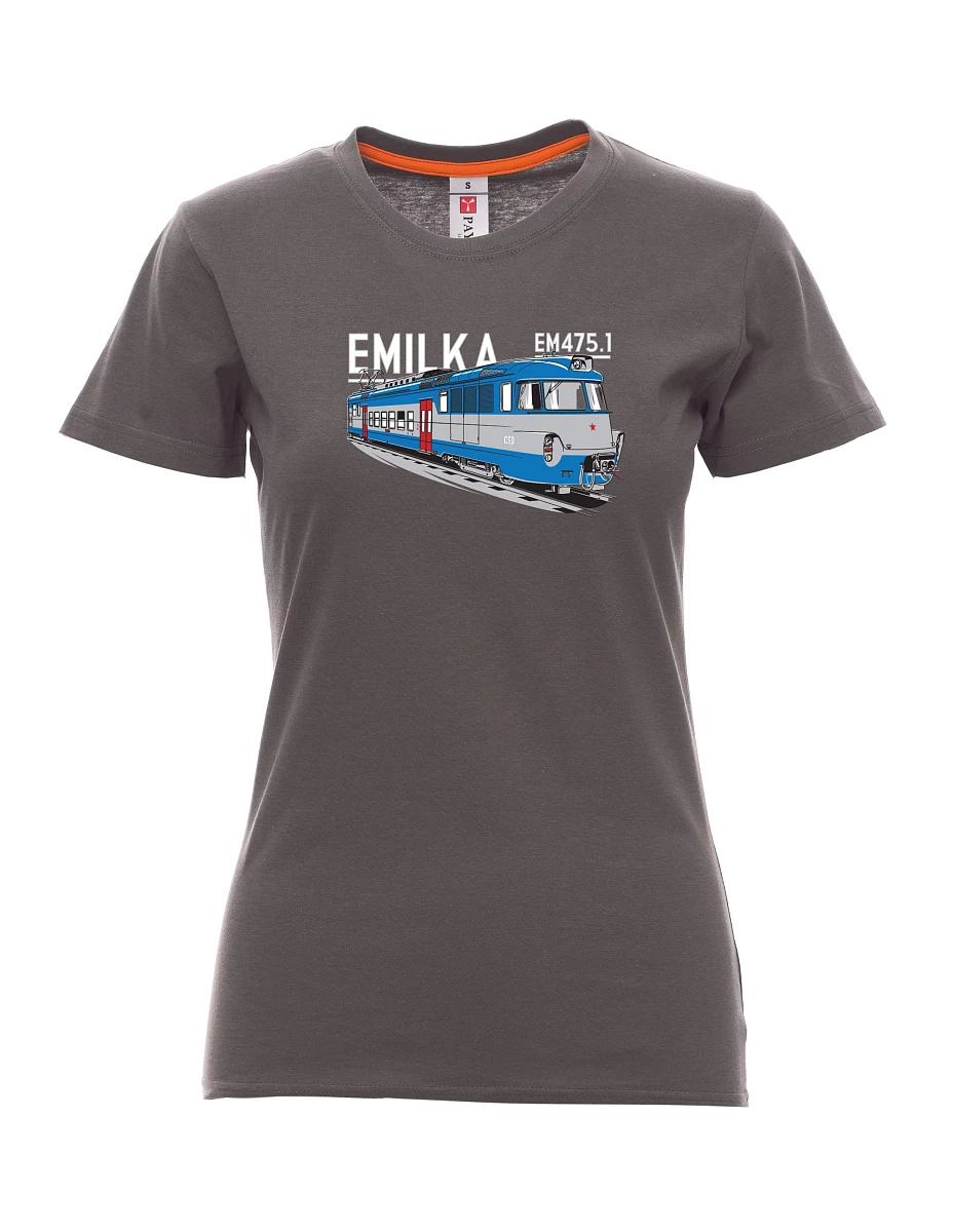 Kouřové dámské tričko Elektrické jednotky 475.1 "Emilka"
