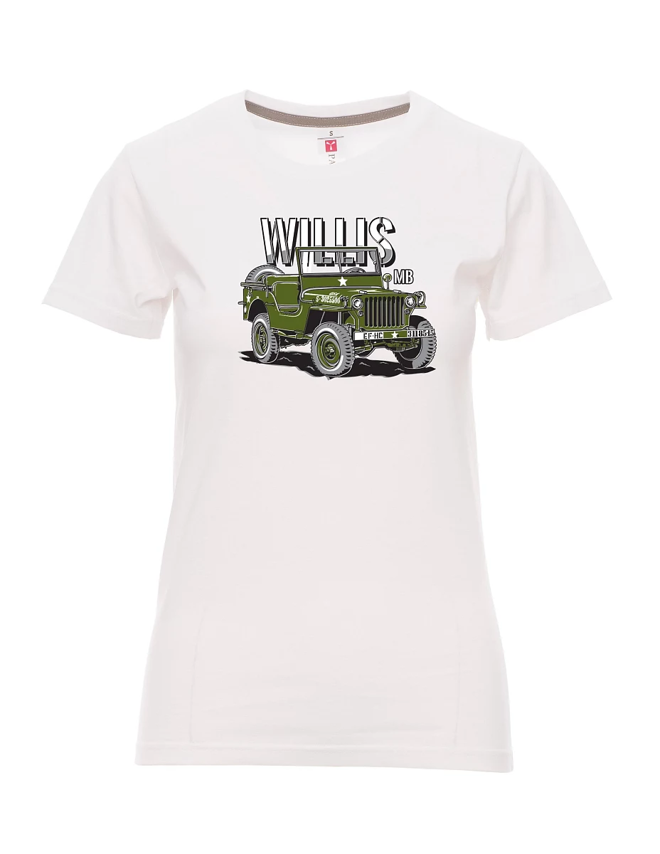 Bílé dámské tričko Nákladný automobil V3S Valník 