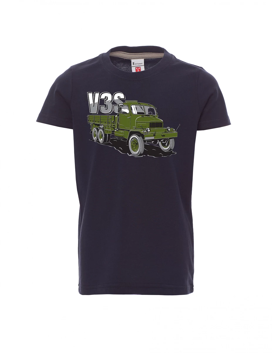 Navy detské tričko Nákladný automobil V3S Valník