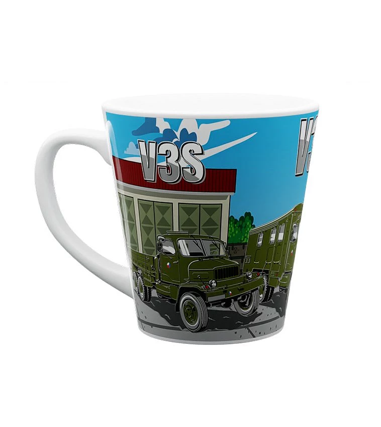 Keramický hrnček Nákladný automobil V3S Skriňa300 ml