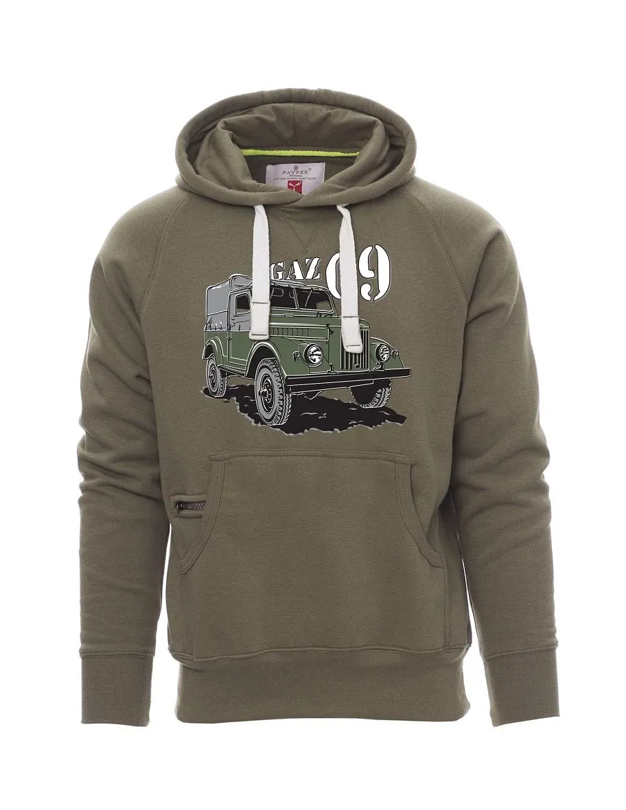 Khaki pánská mikina GAZ 69