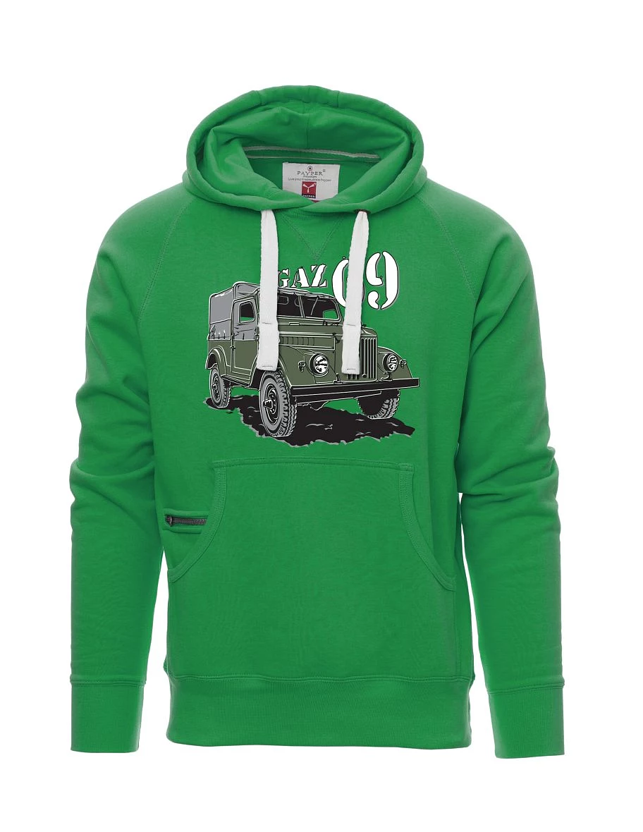Zelená pánská mikina GAZ 69