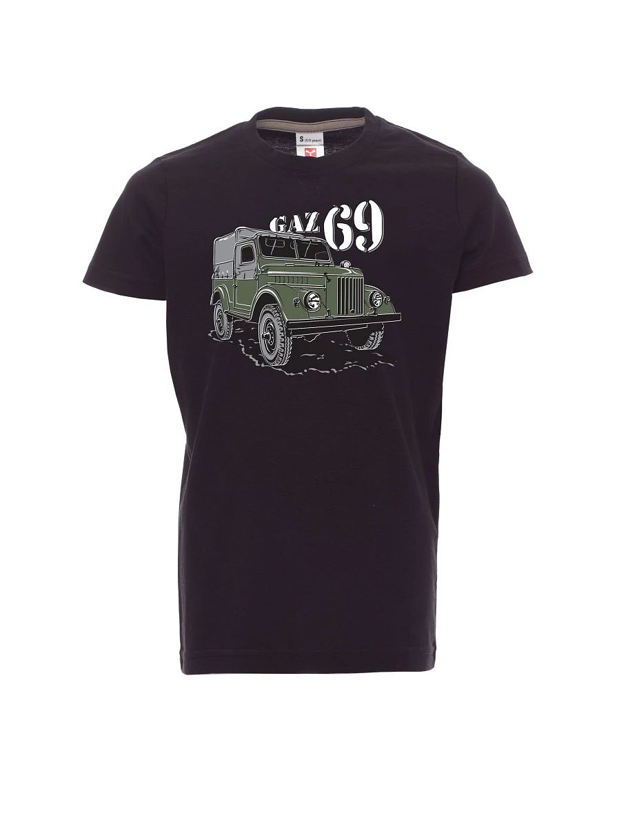 Černé detské tričko GAZ 69