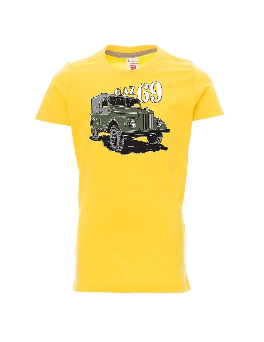 Žluté detské tričko GAZ 69