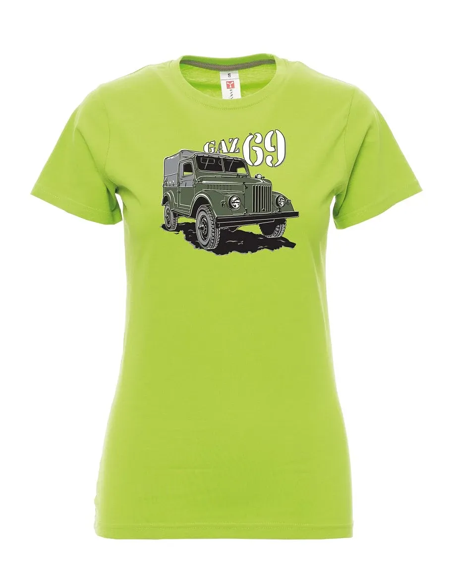 Limetkové dámské tričko GAZ 69