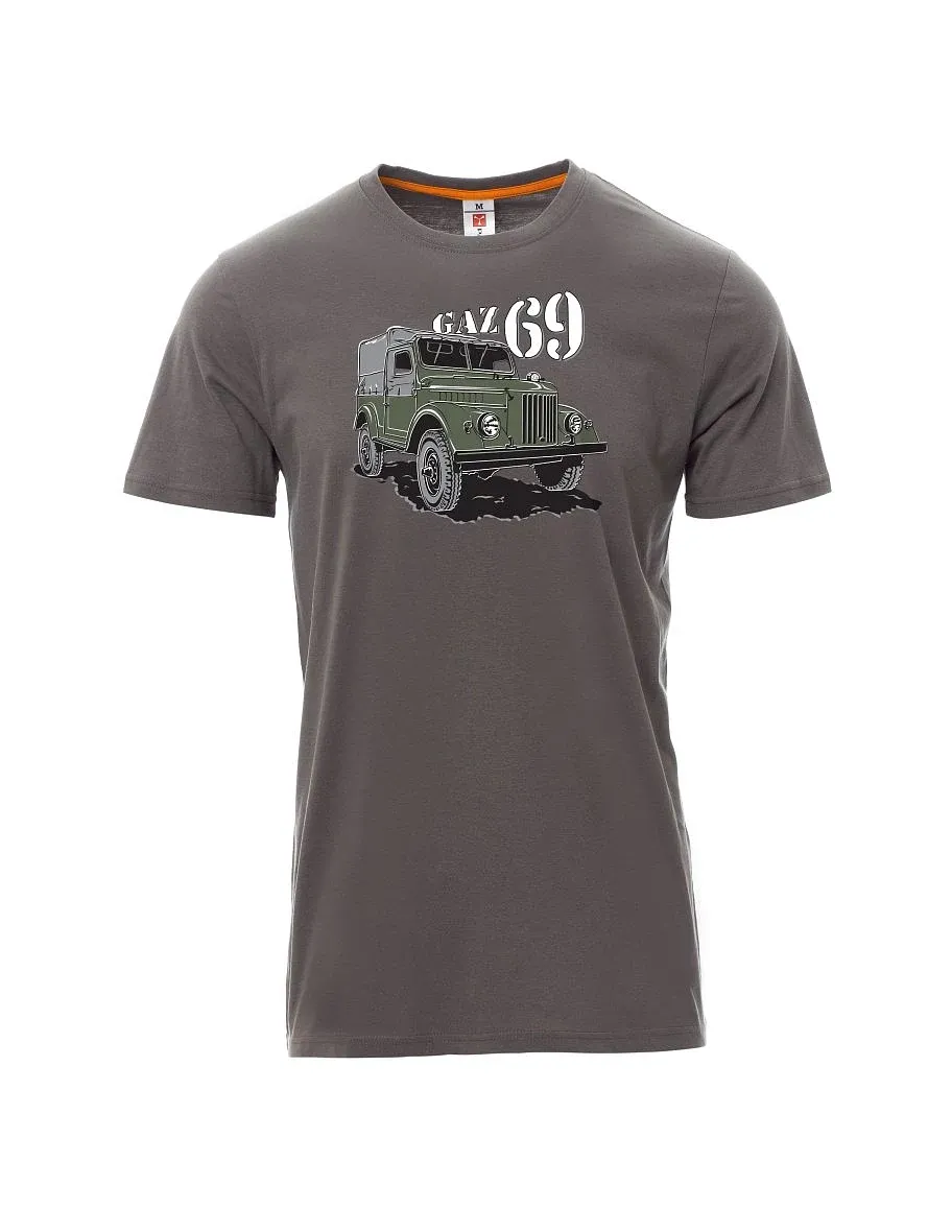 Šedé pánské tričko GAZ 69