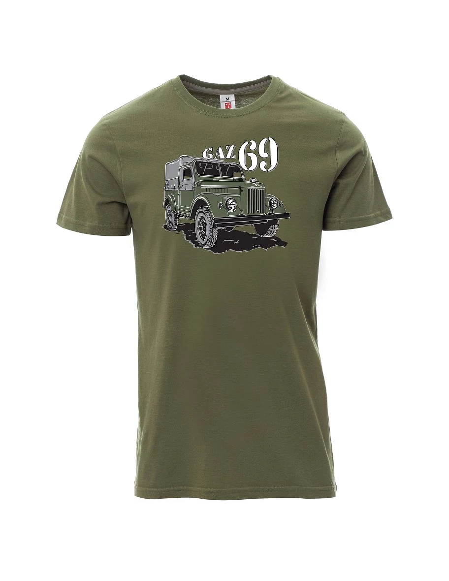 Khaki pánské tričko GAZ 69