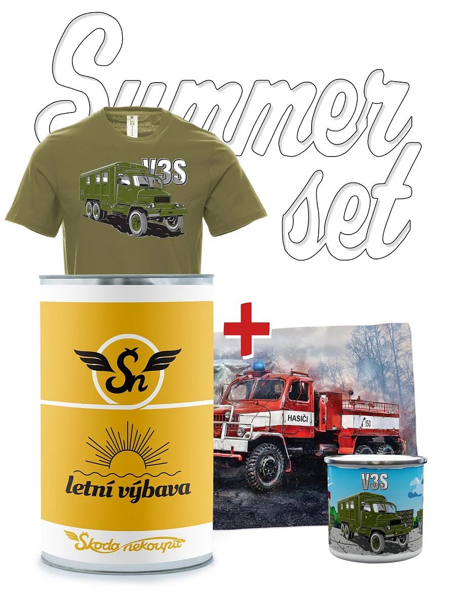 Dárkový letní set Nákladný automobil V3S Skriňa