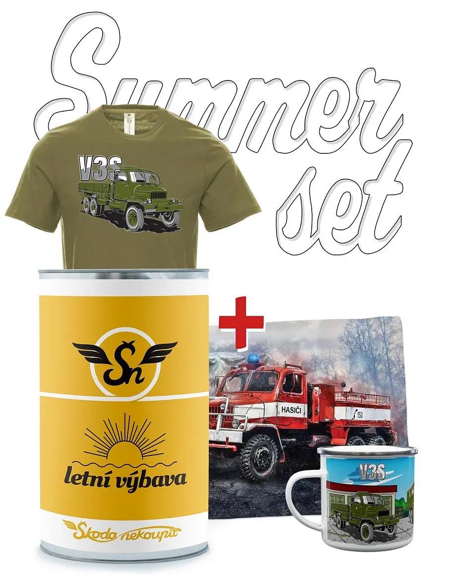 Dárkový letní set Nákladný automobil V3S Valník