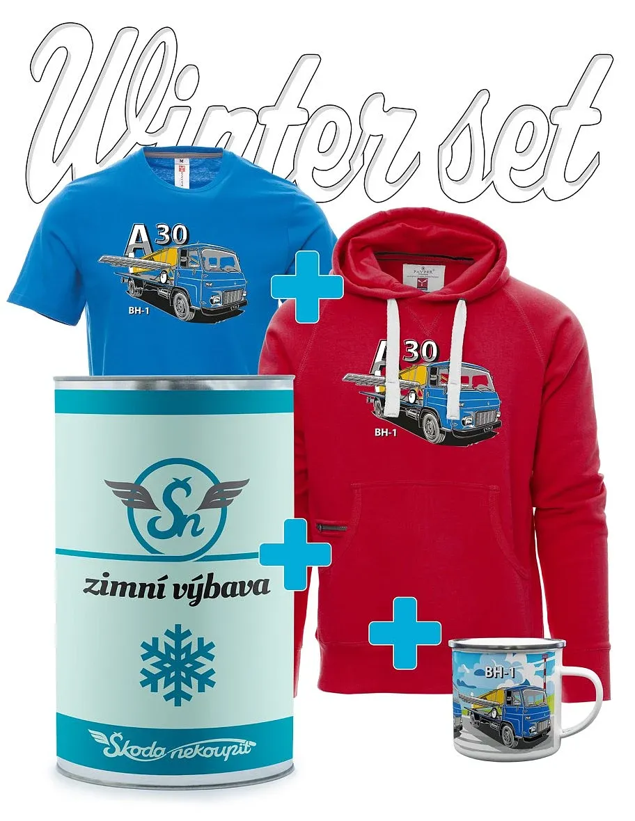 Dárkový zimní set Avia A30 a letadlo BH - 1
