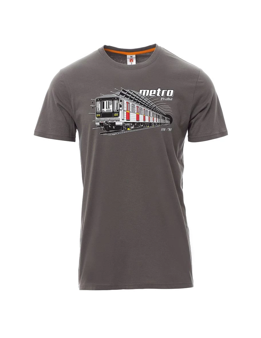 Šedé pánské tričko Metro 81-71