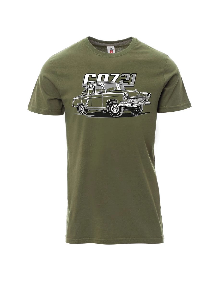 Khaki pánské tričko GAZ 21