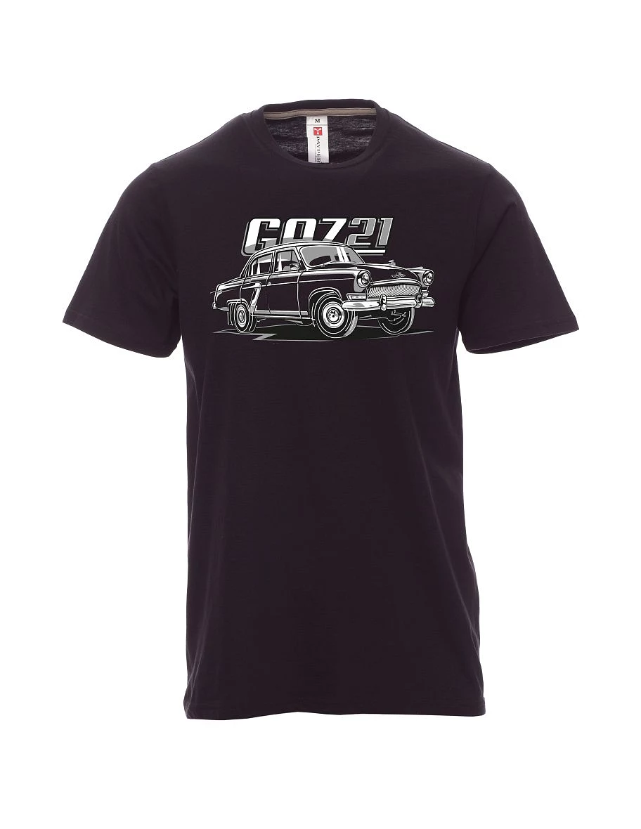 Černé pánské tričko GAZ 21