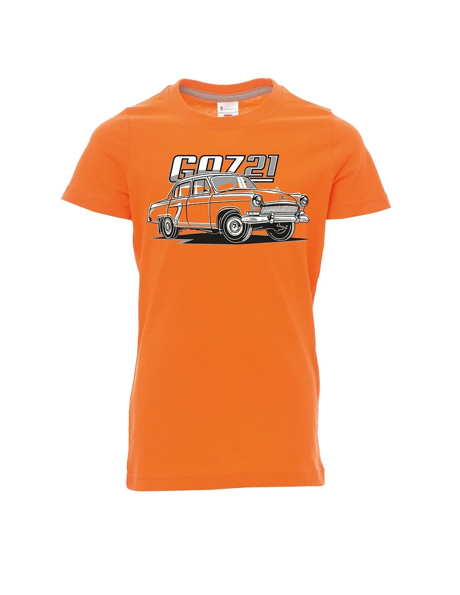 Oranžové detské tričko GAZ 21