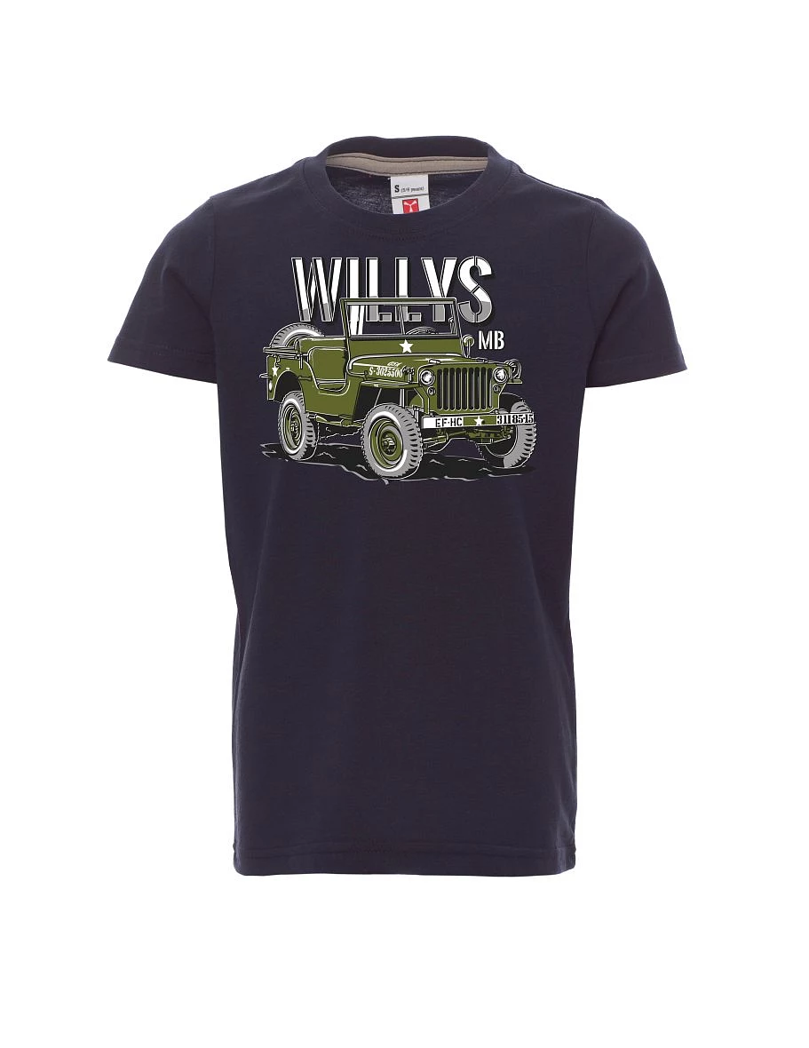 Navy detské tričko Willys MB