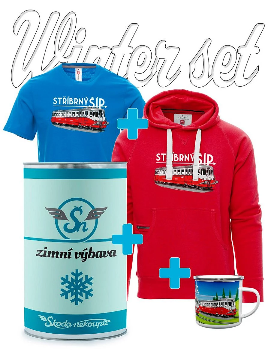 Dárkový zimní set Strieborný šíp M 260 001