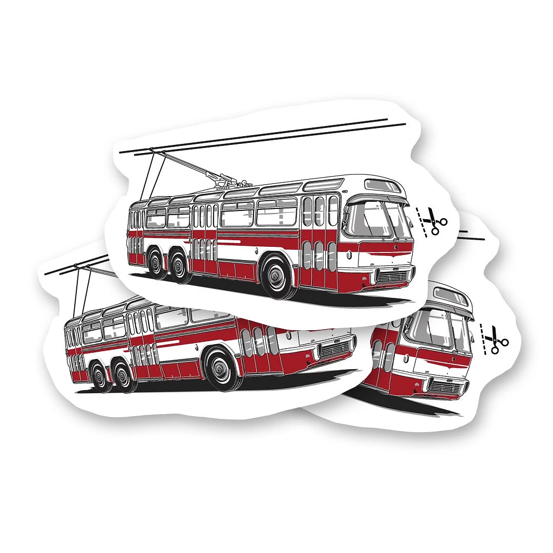 Dočasné tetovanie s veteránom Trolejbus  T401