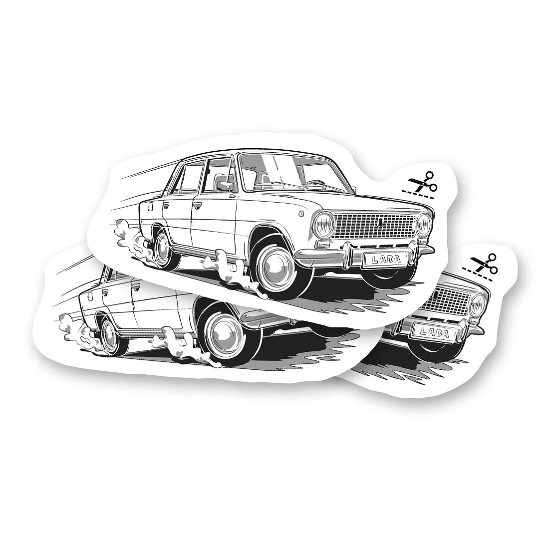 Dočasné tetovanie s veteránom Lada 1200