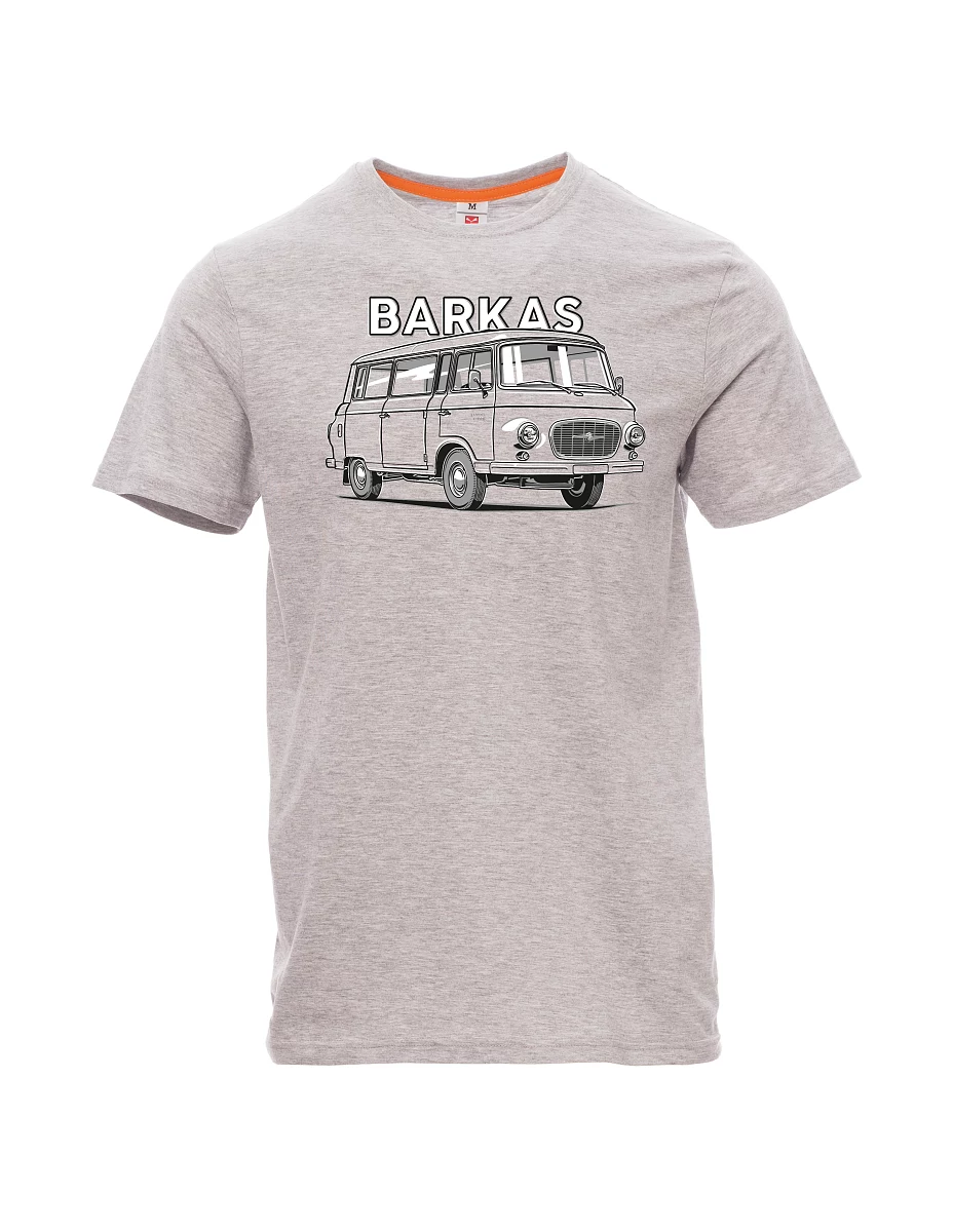 Šedé melanžovej pánské tričko Barkas B1000