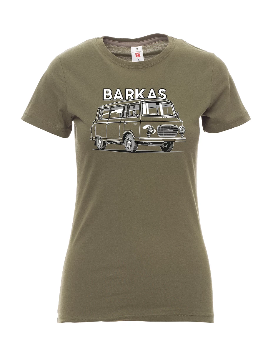 Khaki dámské tričko Barkas B1000